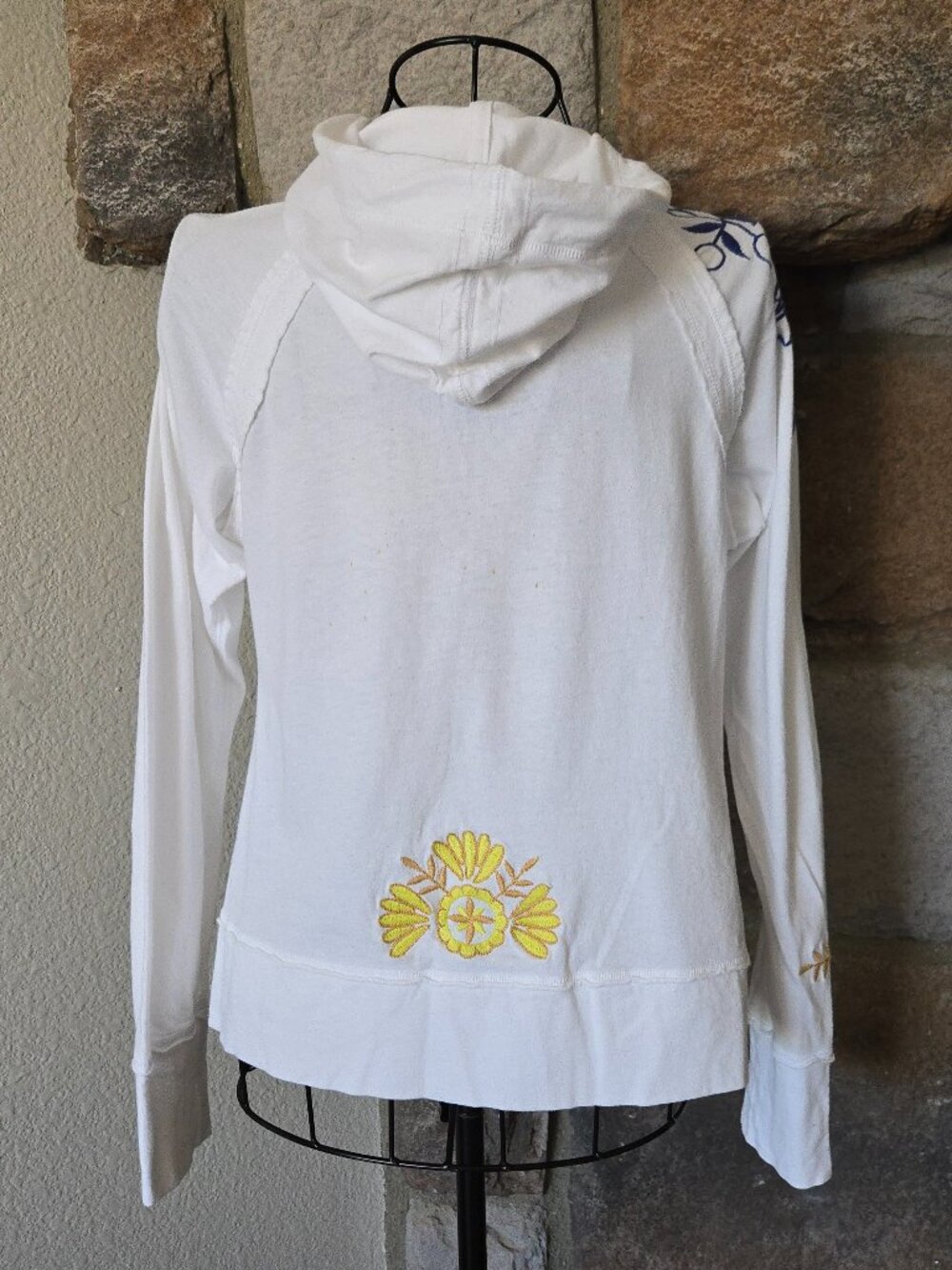 CAbi Embroidered Floral Zip-Up Hoodie - Picture 7 of 16